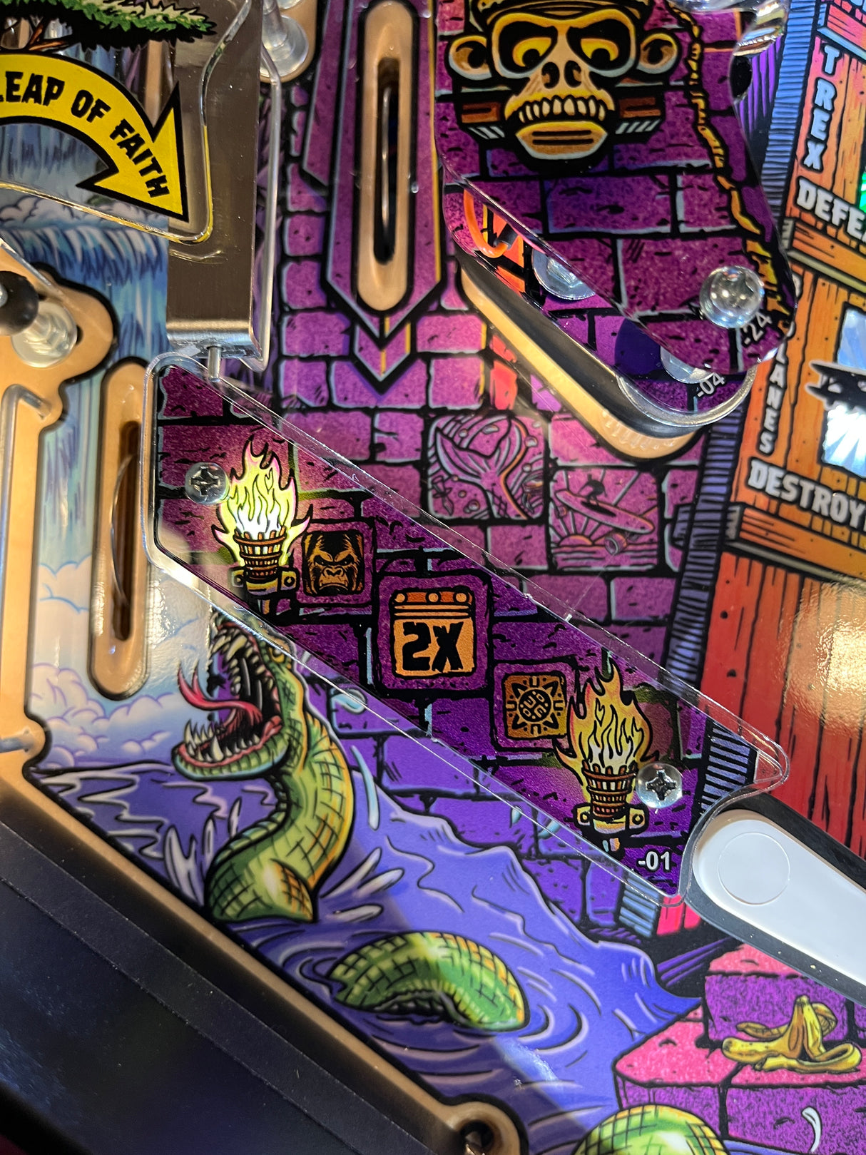 King Kong Pinball Clear Plastic Protector