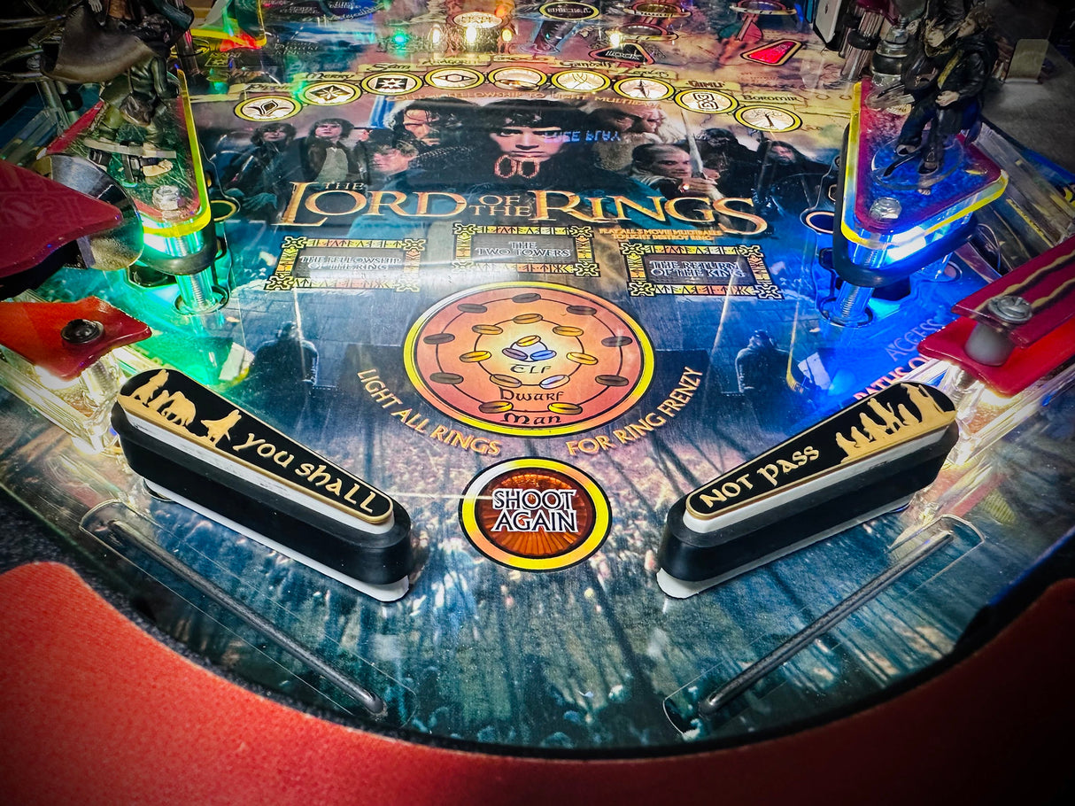 Lord of the Rings Pinball Flipper Bat Toppers