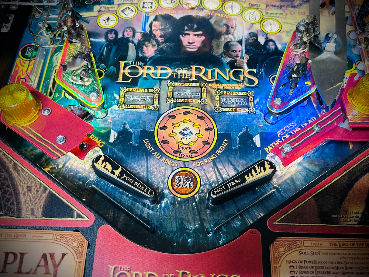Lord of the Rings Pinball Flipper Bat Toppers