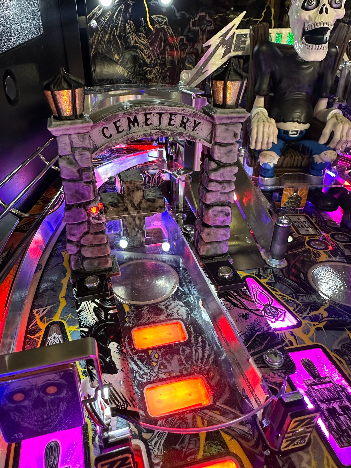 Metallica Remastered Pinball Flashing Cemetery Arch