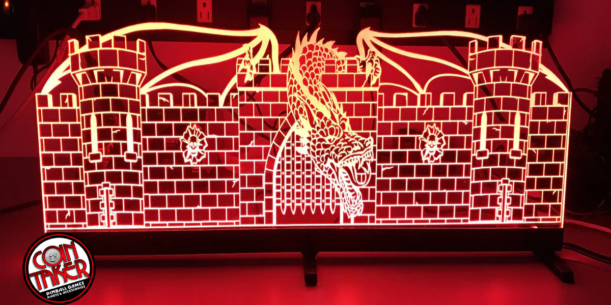 Medieval Madness Glow Pinball Topper