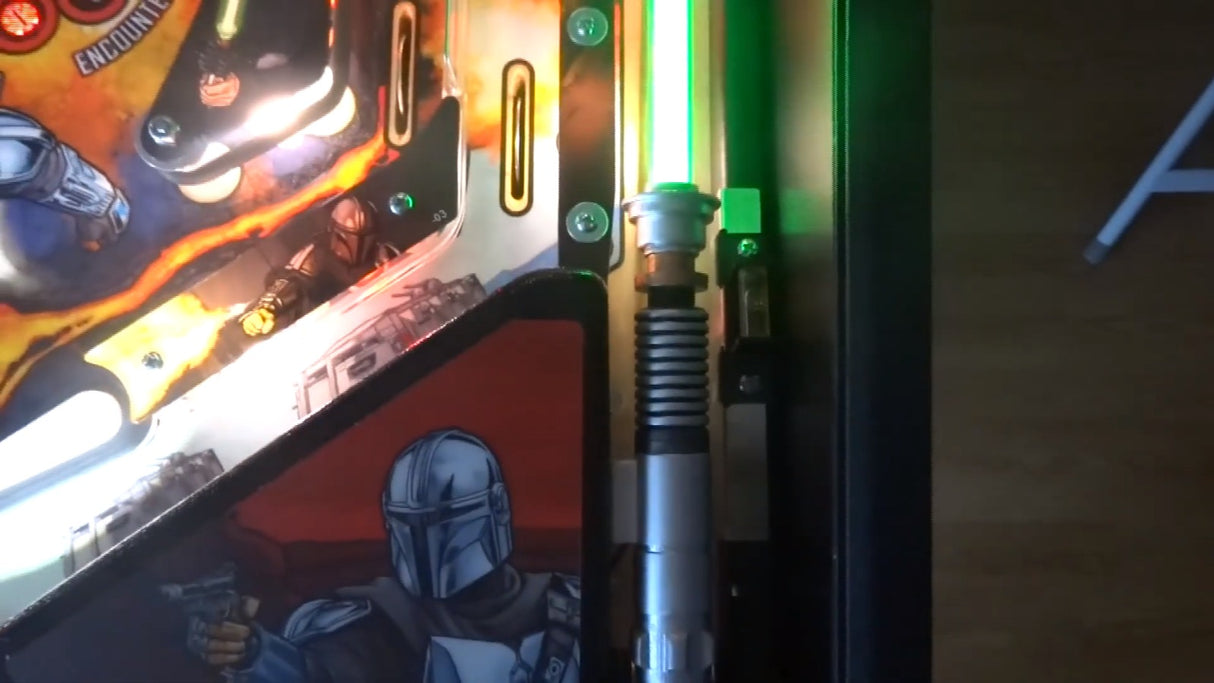 Mandalorian Pinball Shooter Lane Lightsaber