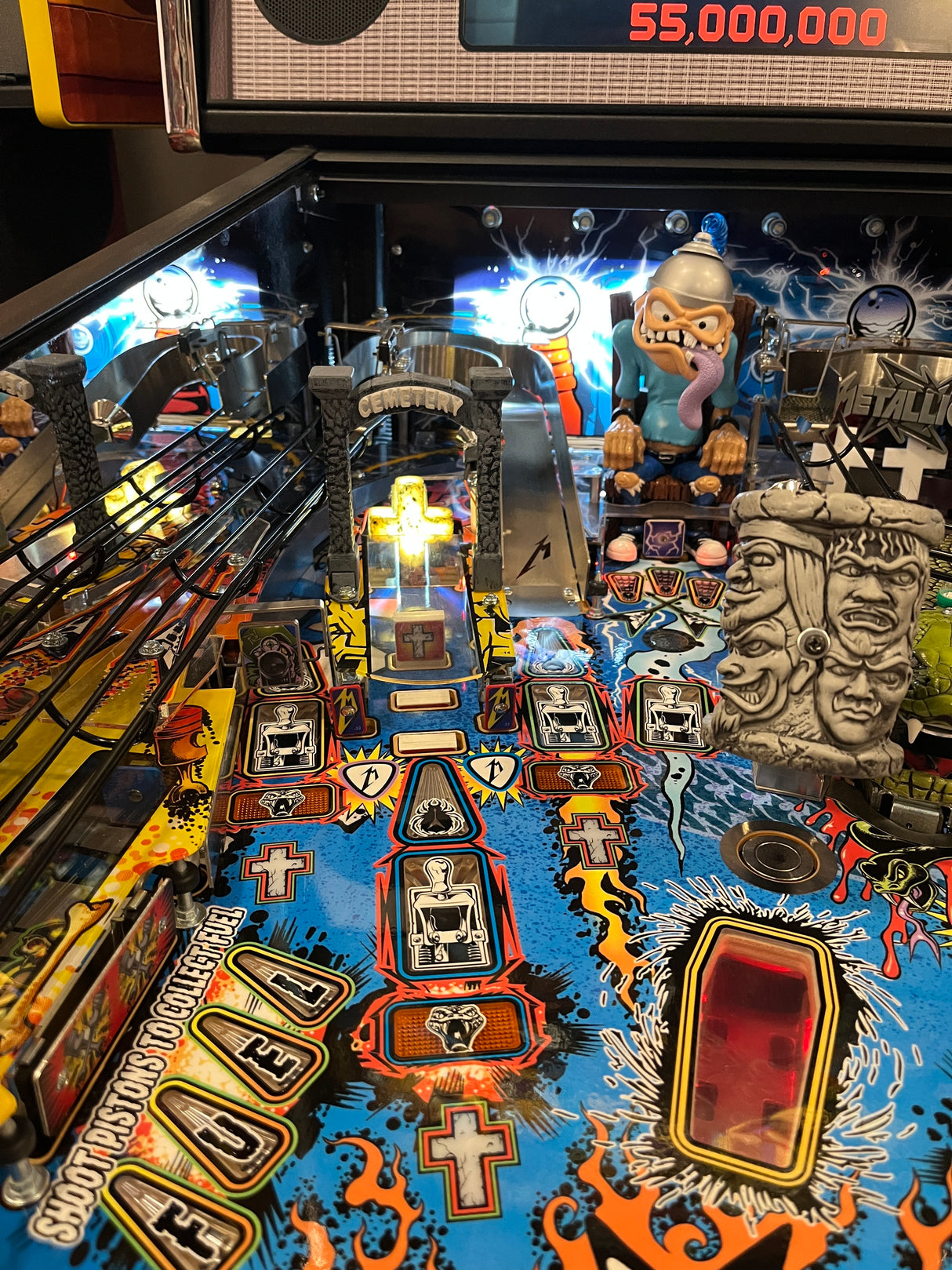 Metallica Pinball Flashing Cemetery Arch