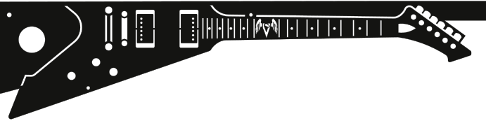 Metallica Pinball Guitar Side Rail Armor