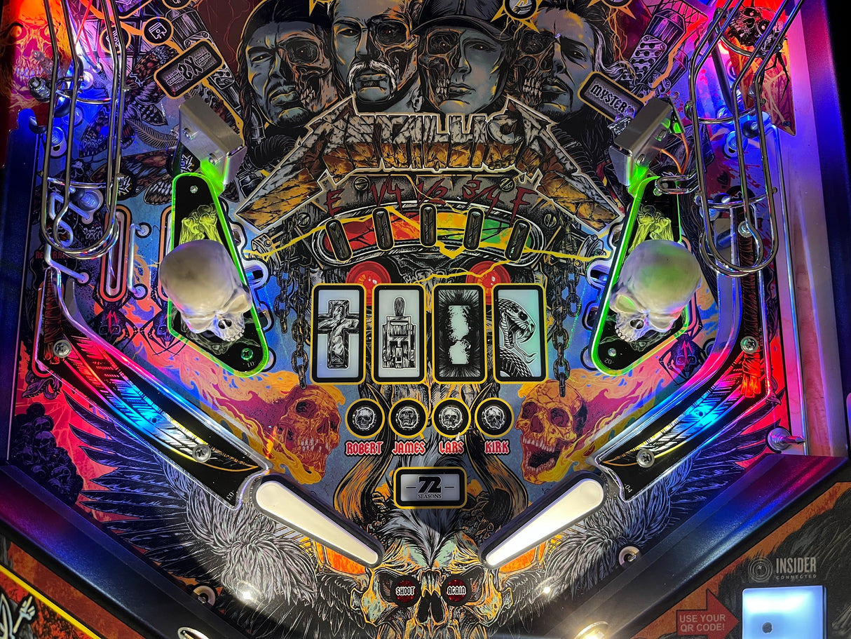 Metallica Remastered Pinball Plastic Protectors