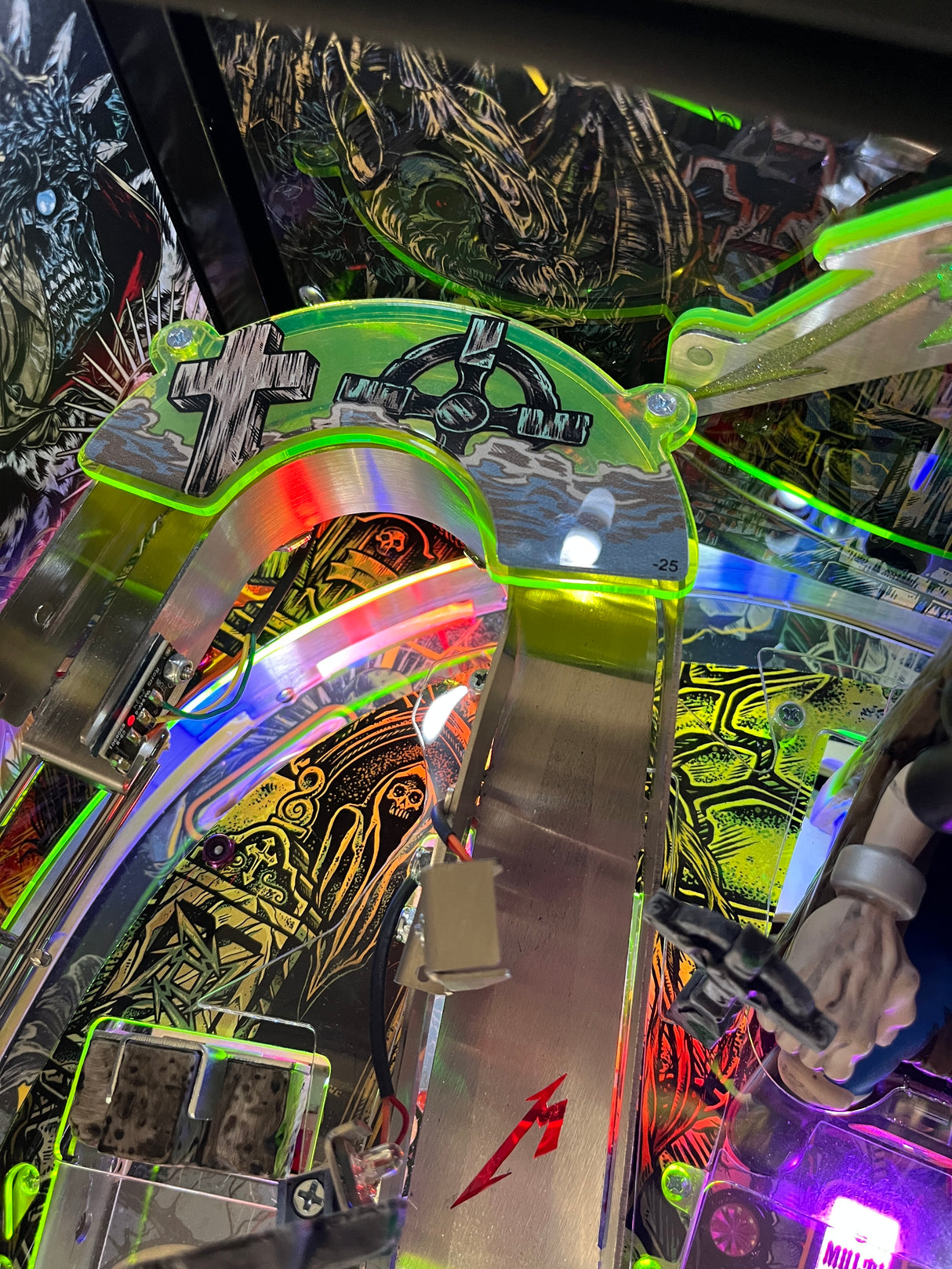 Metallica Remastered Pinball Ramp Plastic Protectors