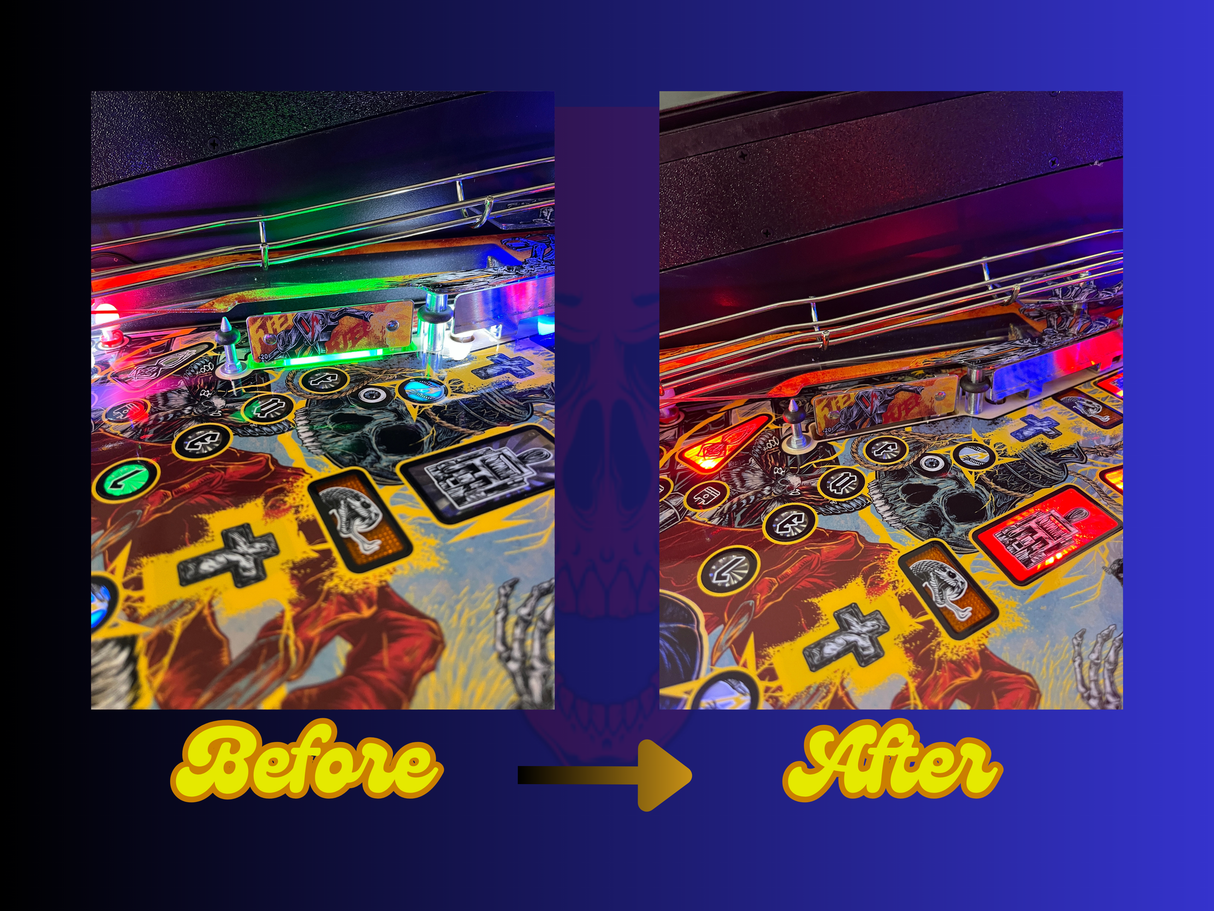 Metallica Remastered Pinball Fuel Target Illumination