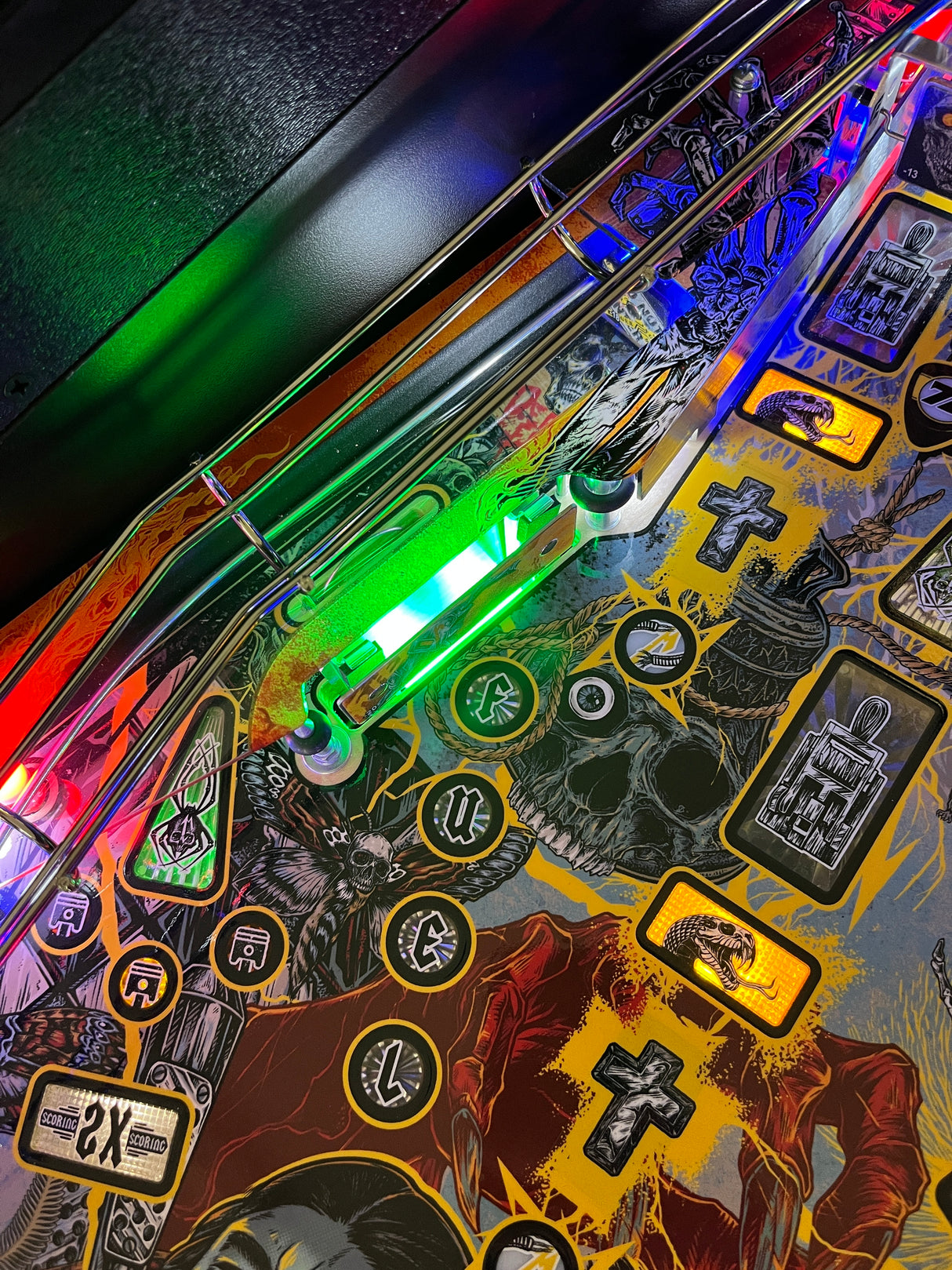 Metallica Remastered Pinball Fuel Target Illumination