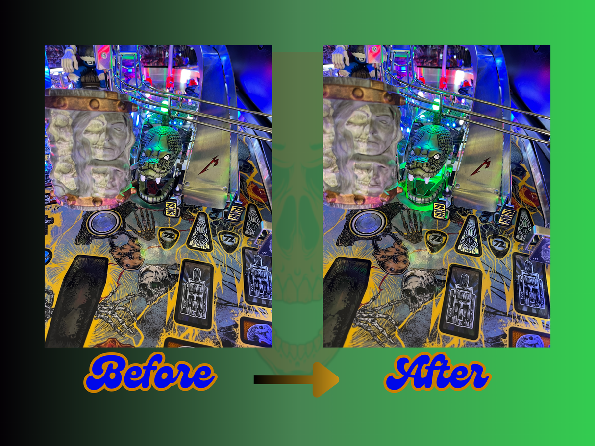 Metallica Remastered Pinball Snake Mouth LED