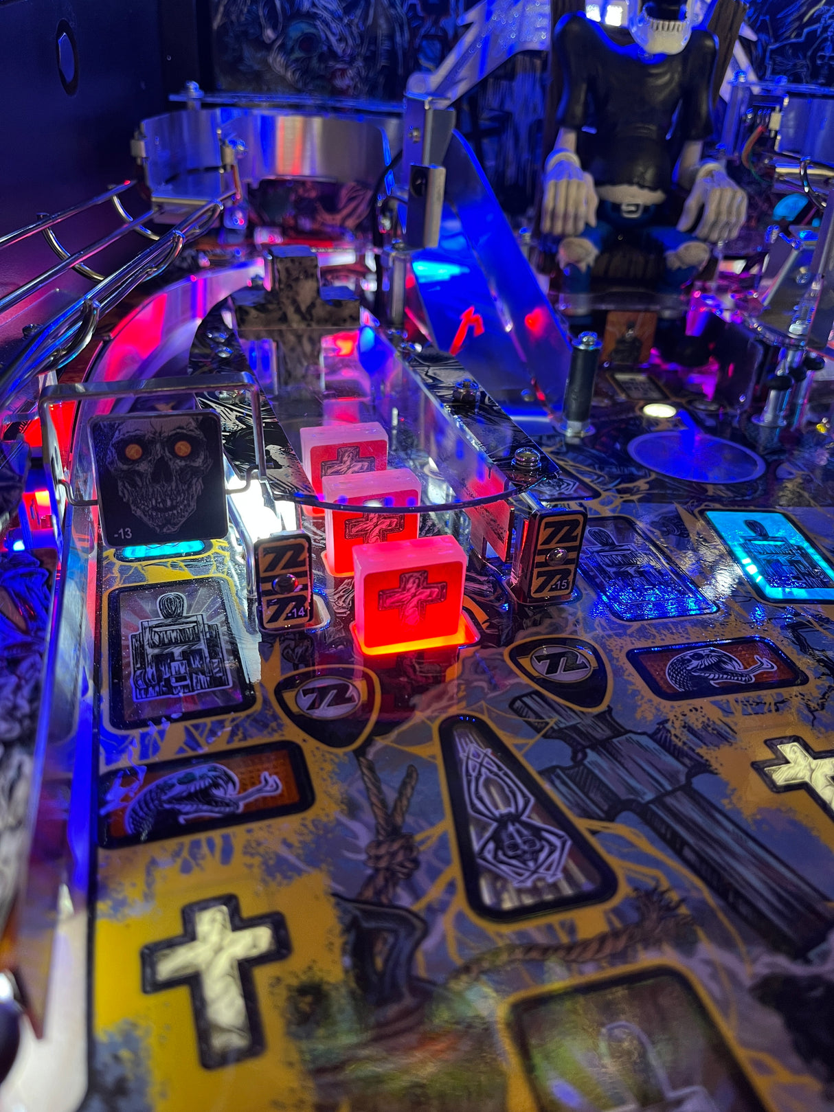 Metallica Remastered Pinball Drop Target Illumination