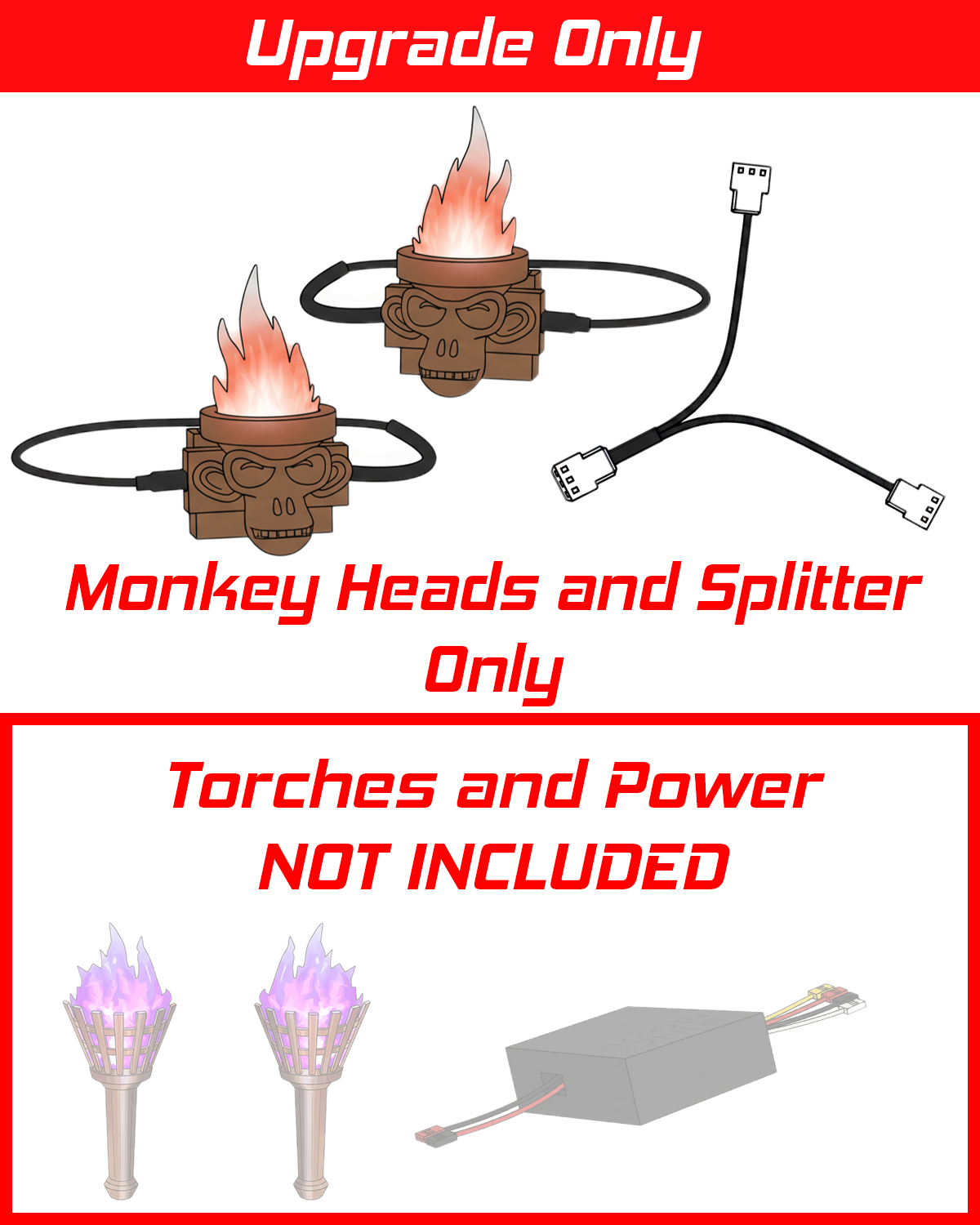 King Kong Pinball Monkey Head Torch Mod