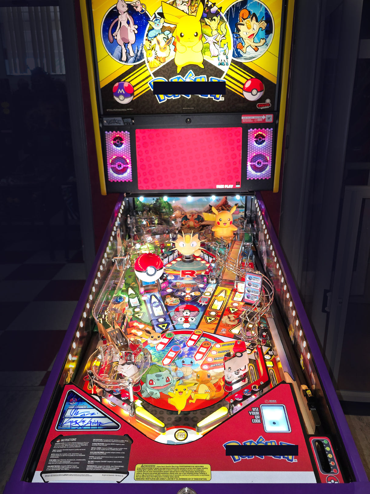 Pokémon Pinball Sign Cover