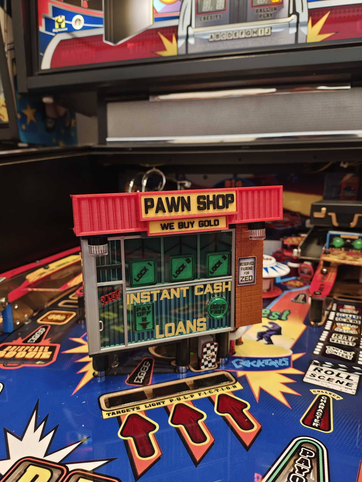 Pulp Fiction Pinball Pawn Shop