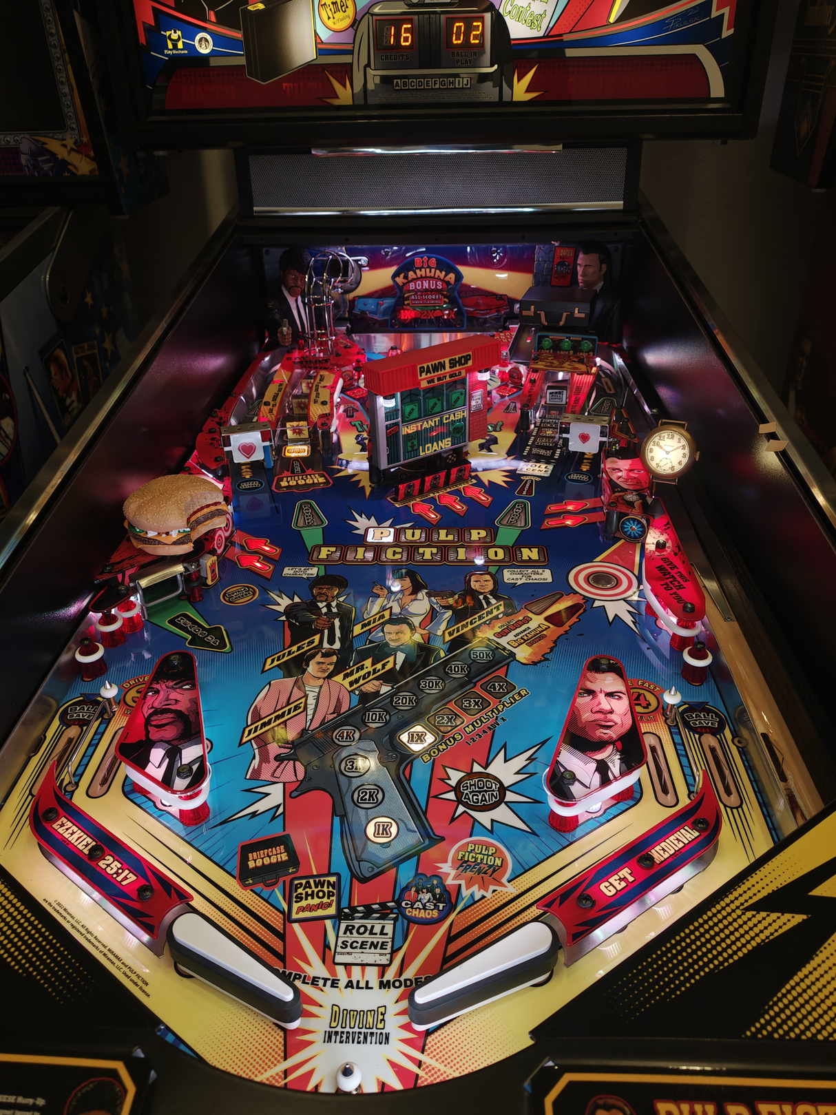 Pulp Fiction Pinball Pawn Shop