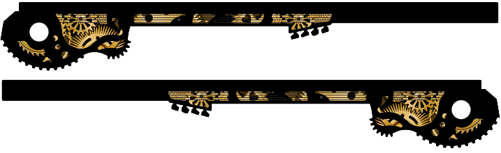 Rush Pinball Guitar Side Rail Armor