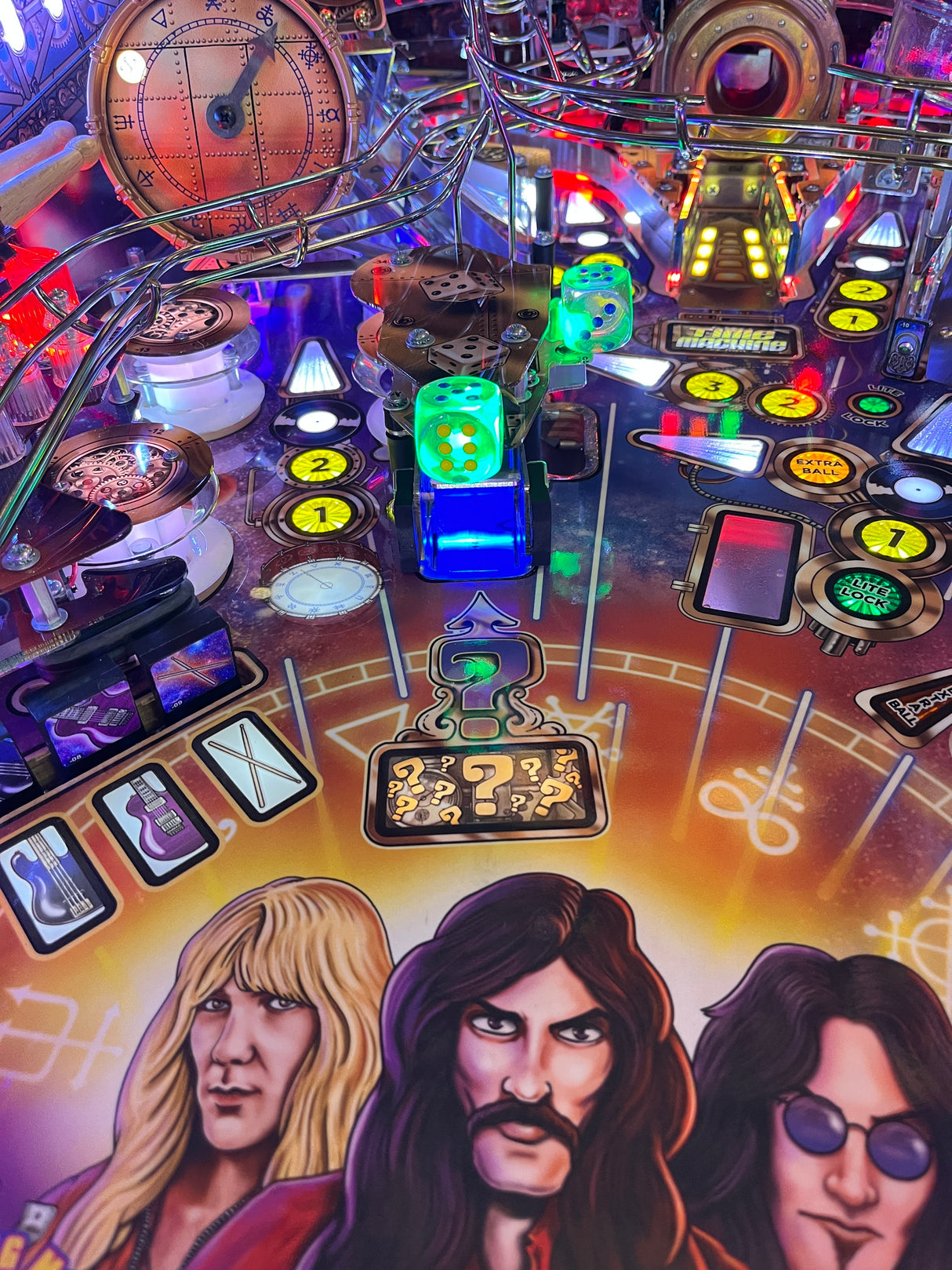 Rush Pinball Mystery Hole Scoop Illumination- Interactive