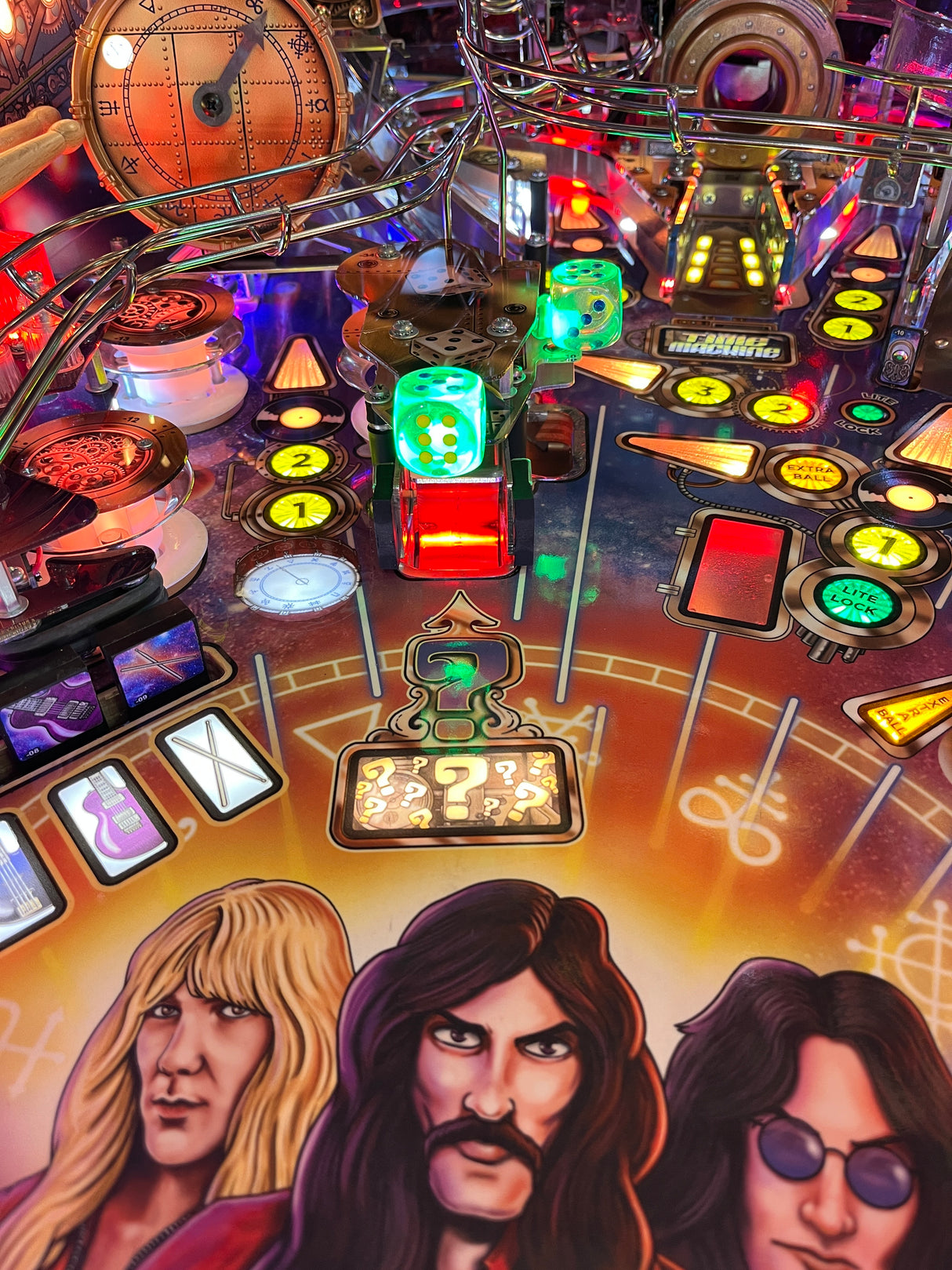 Rush Pinball Mystery Hole Scoop Illumination- Interactive
