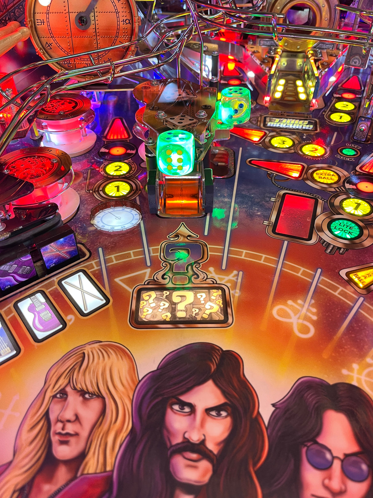 Rush Pinball Mystery Hole Scoop Illumination- Interactive