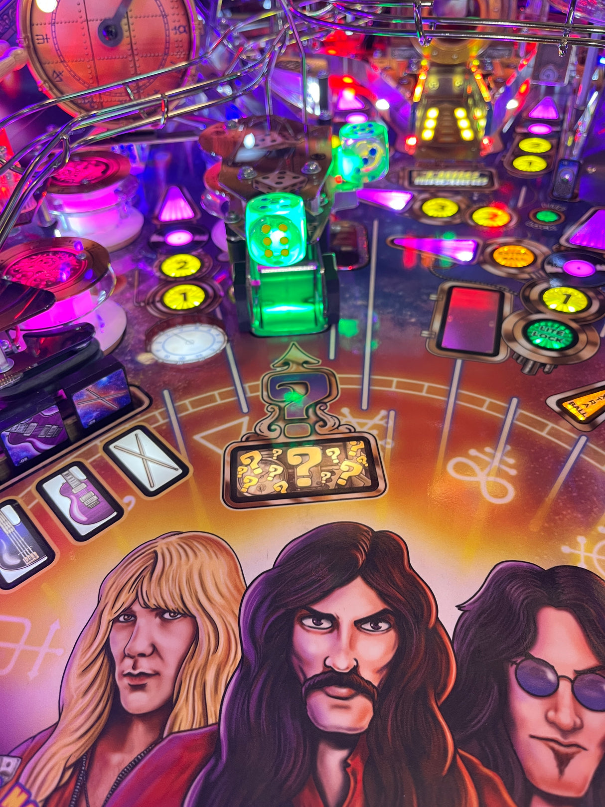 Rush Pinball Mystery Hole Scoop Illumination- Interactive