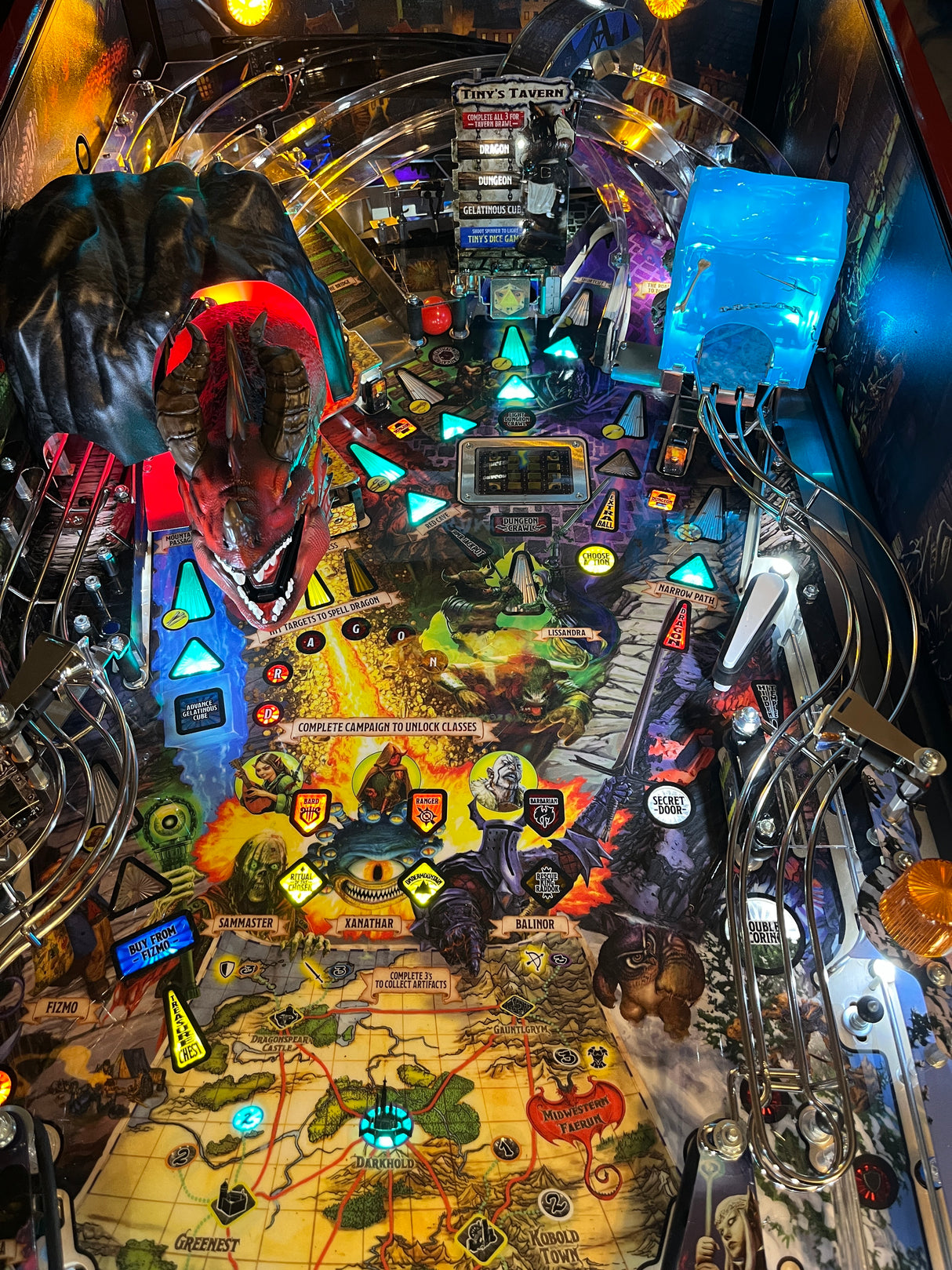 Dungeons & Dragons Pinball Captive Ball