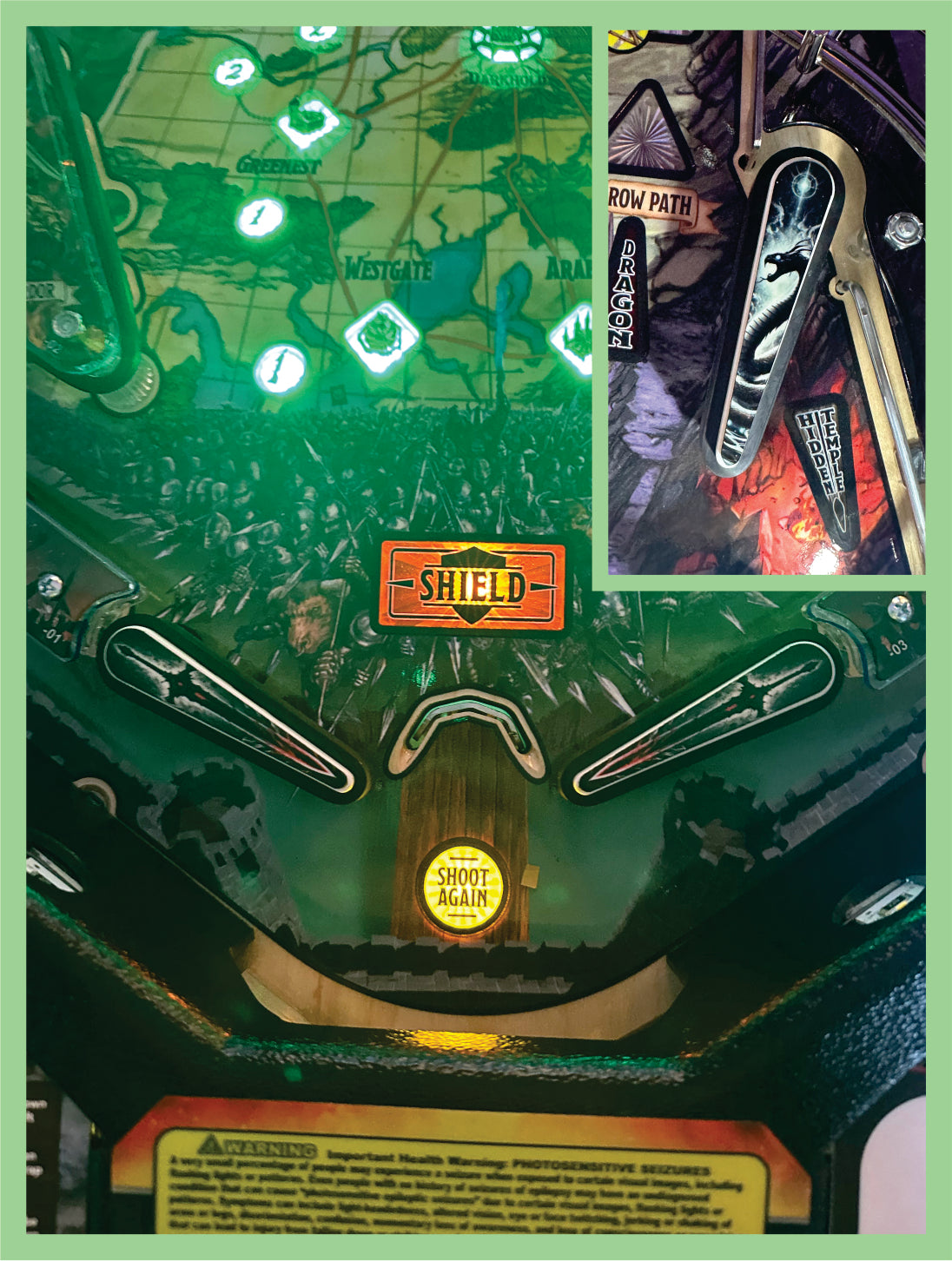 Dungeons & Dragons Pinball Flipper Bat Toppers