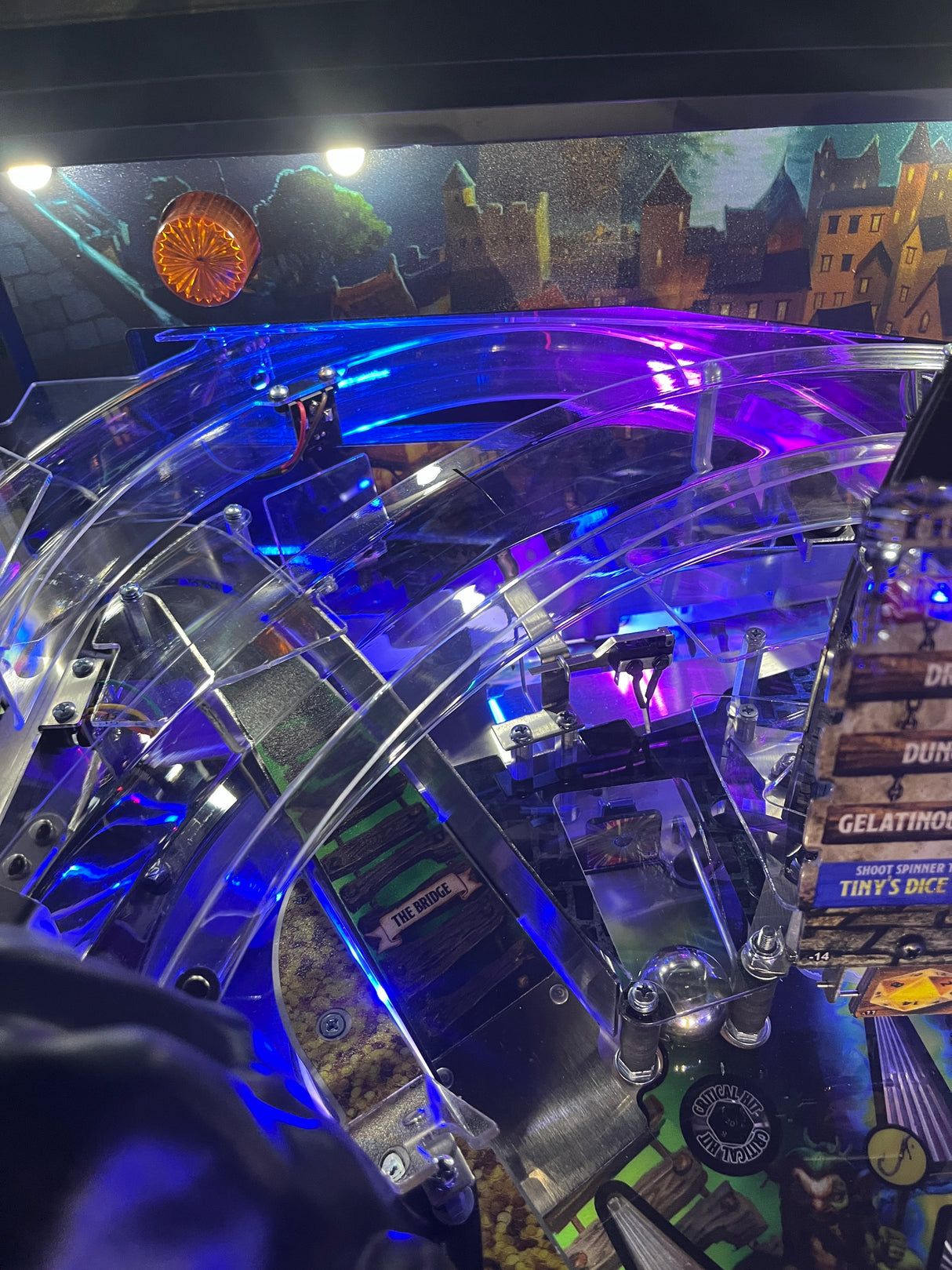 Dungeons & Dragons Pinball Ramp Illumination