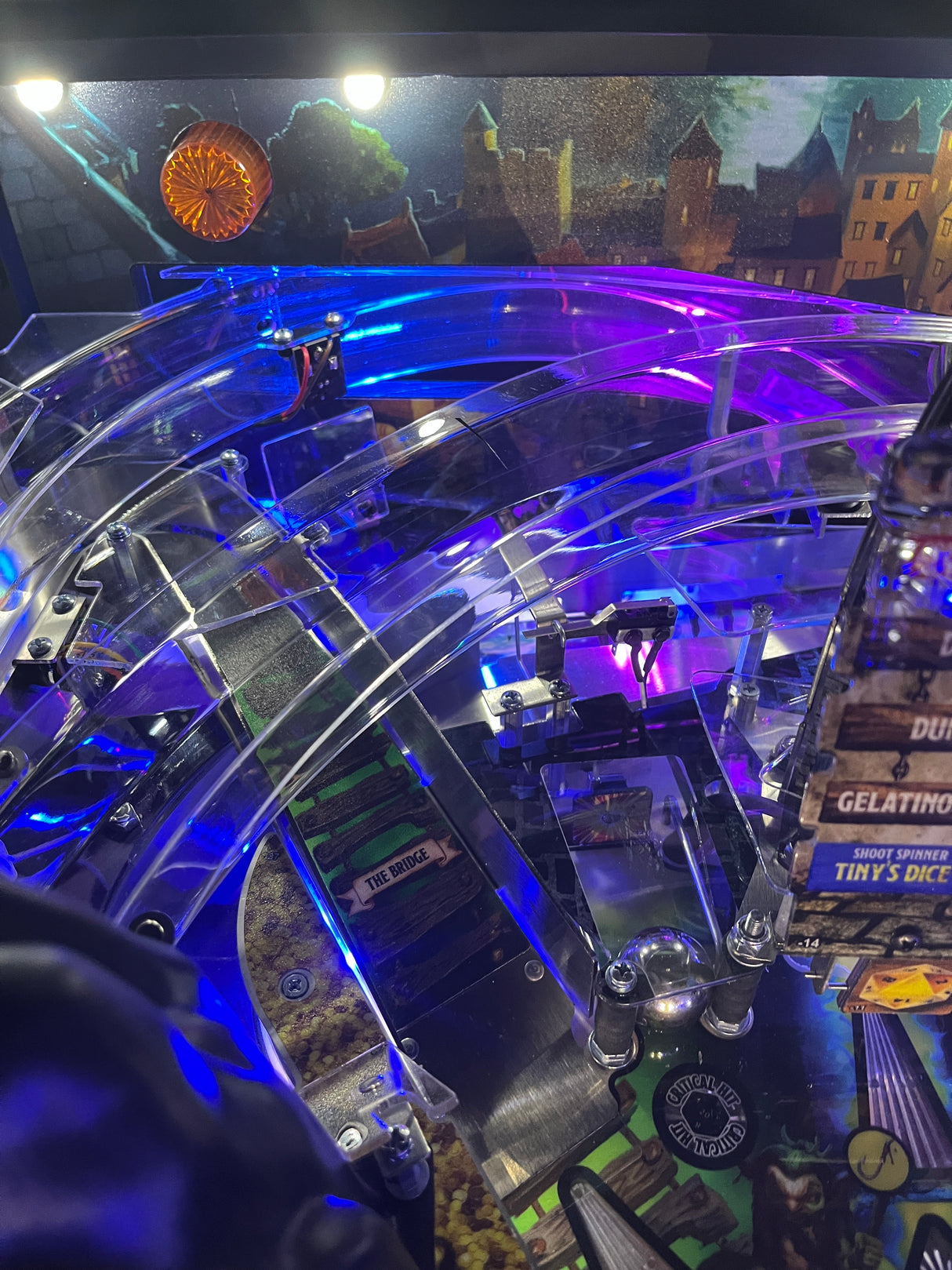 Dungeons & Dragons Pinball Ramp Illumination