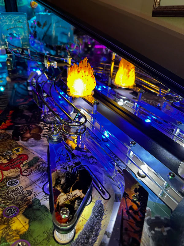 Dungeons & Dragons Pinball Playfield Flames Mod