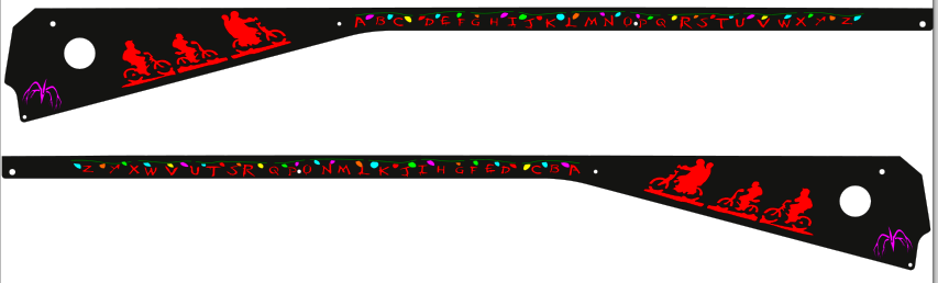 Stranger Things Pinball Side Rail Armor