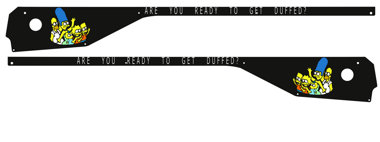 The Simpsons Pinball Family Side Rail Armor