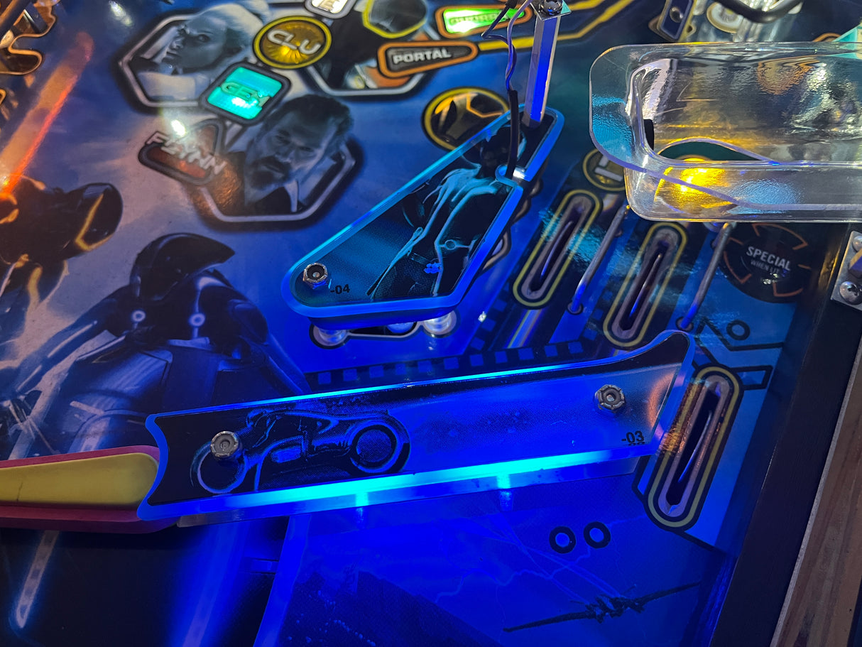 Tron Pinball Plastic Protectors