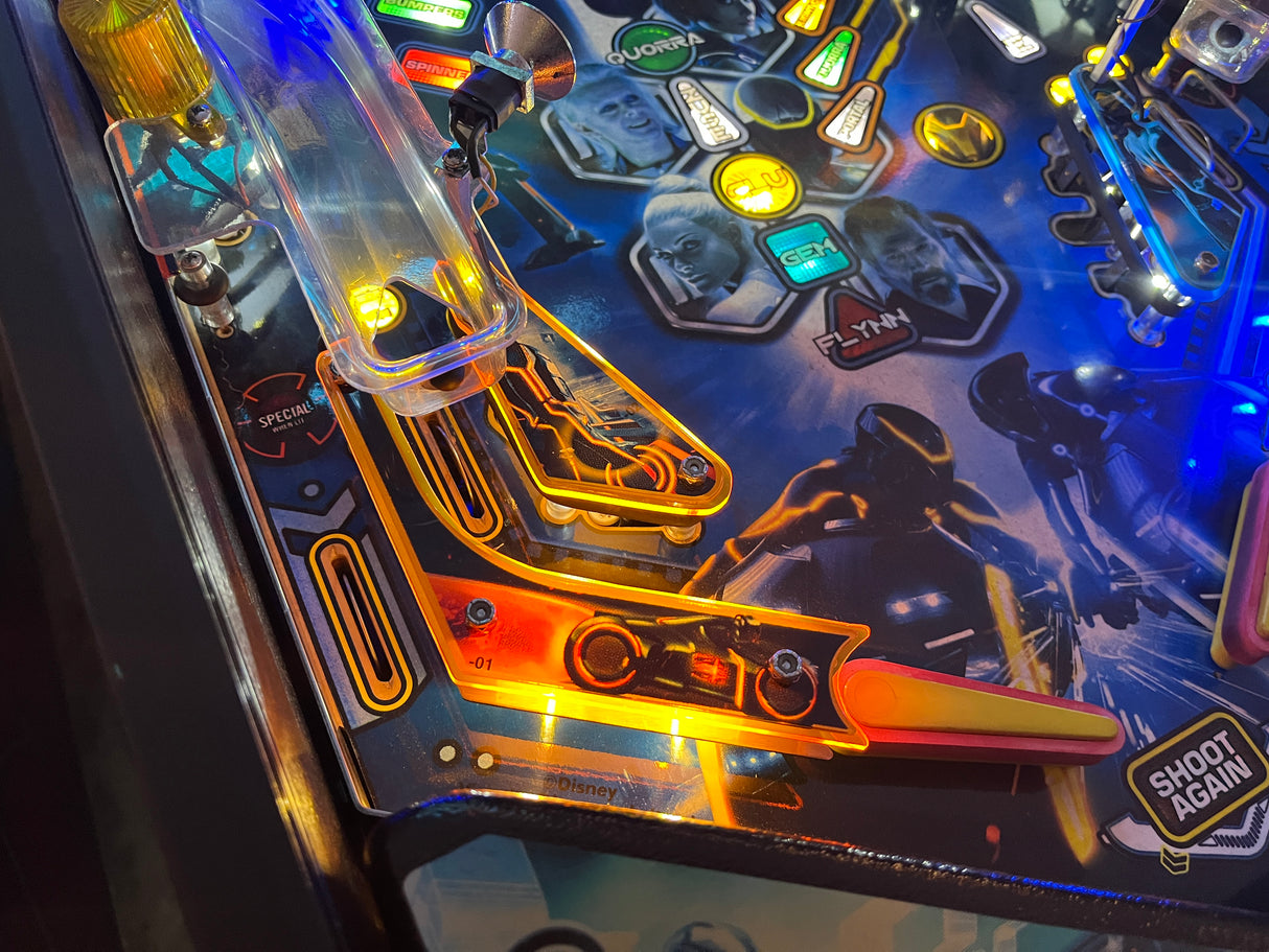 Tron Pinball Plastic Protectors