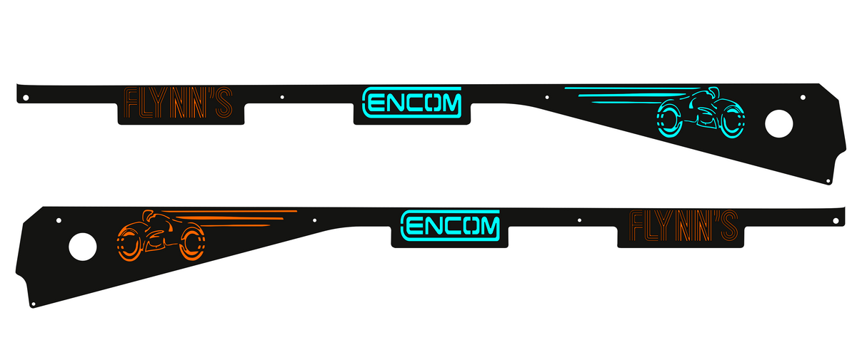 Tron Pinball Side Rail Armor