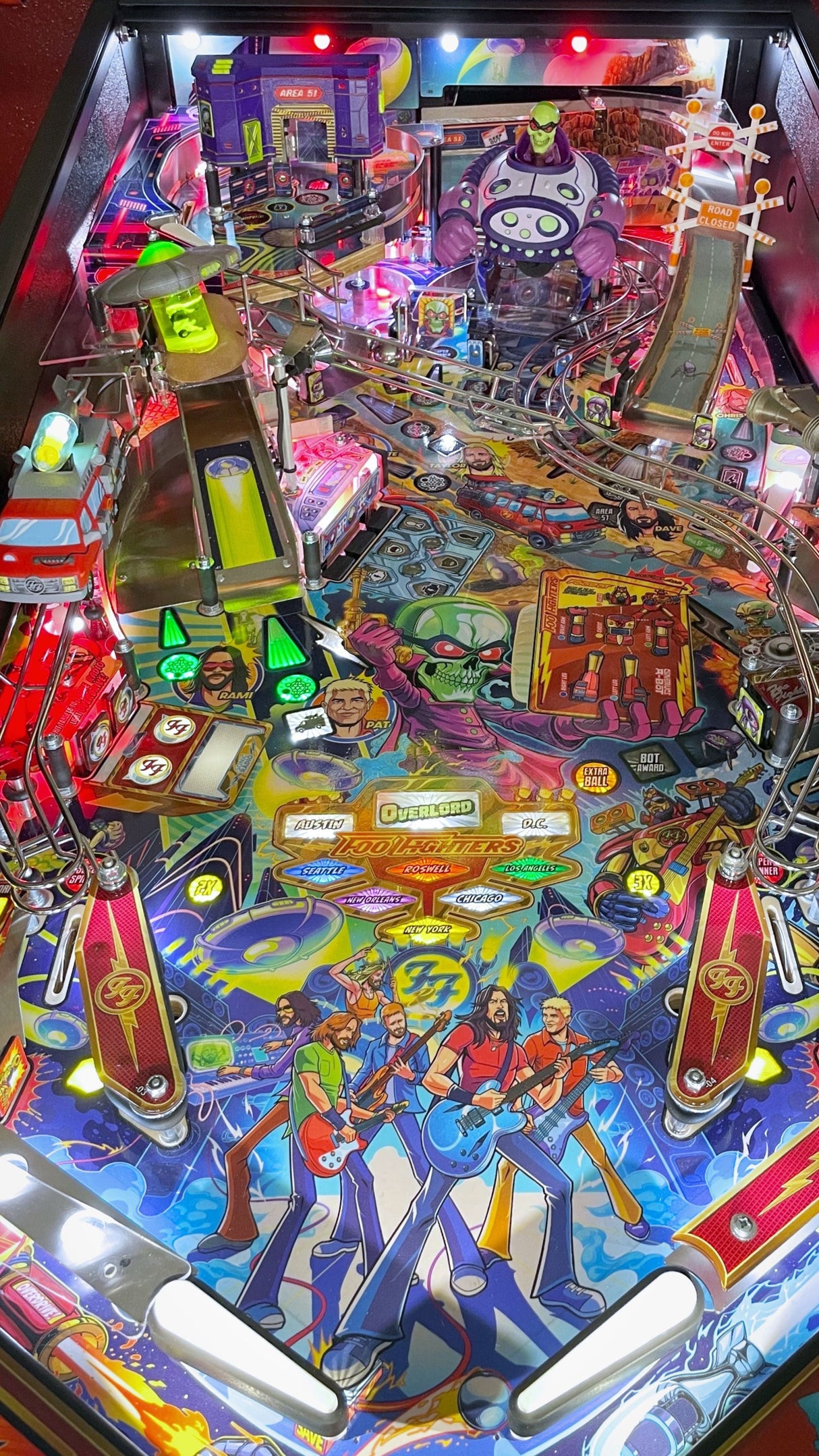 Foo Fighters Pinball UFO Prem/LE