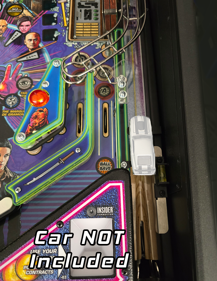 John Wick Pinball Shooter Lane Car Mount (Provide your own car)