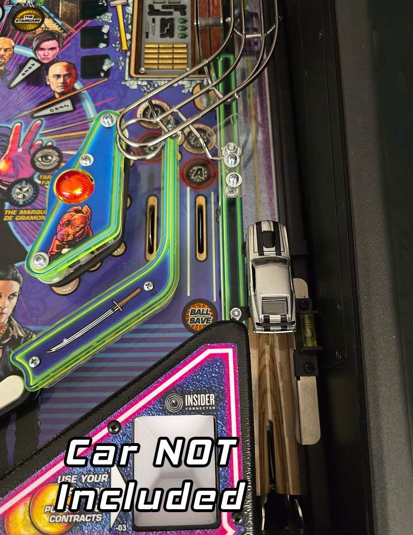 John Wick Pinball Shooter Lane Car Mount (Provide your own car)