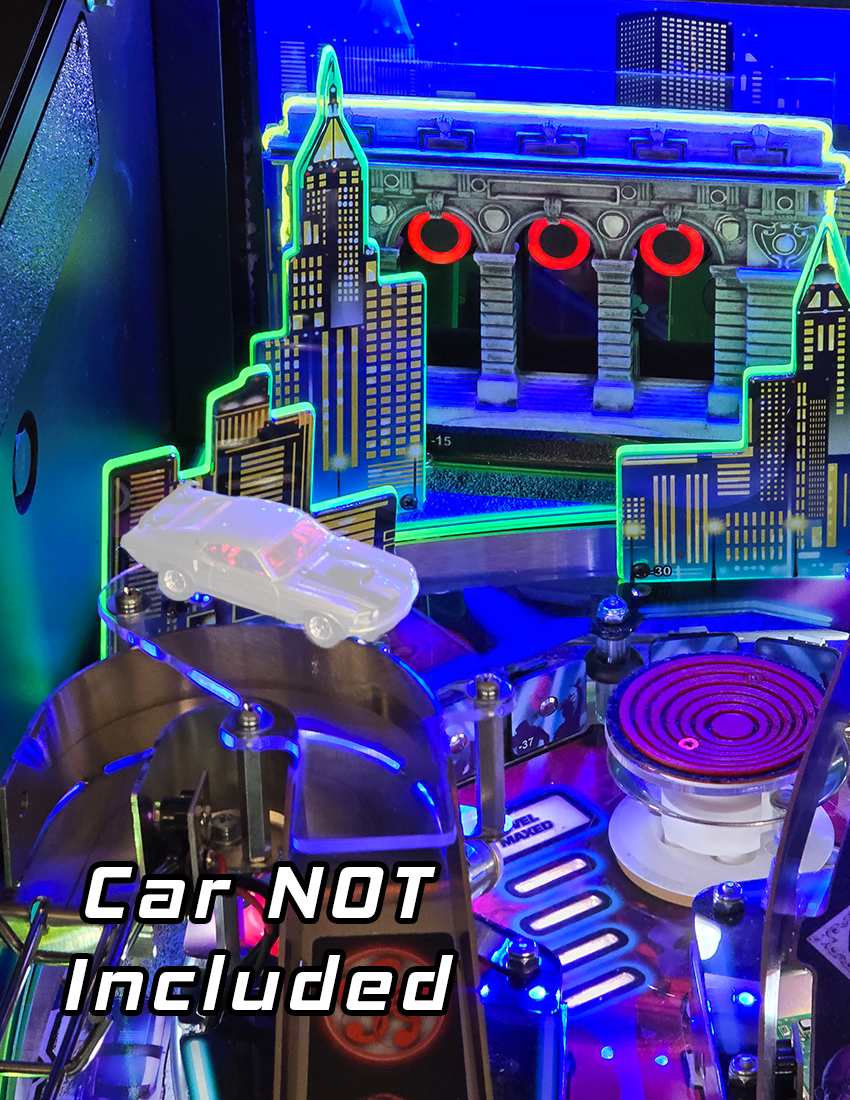 John Wick Pinball U-turn Ramp Car Mount (Provide your own car)