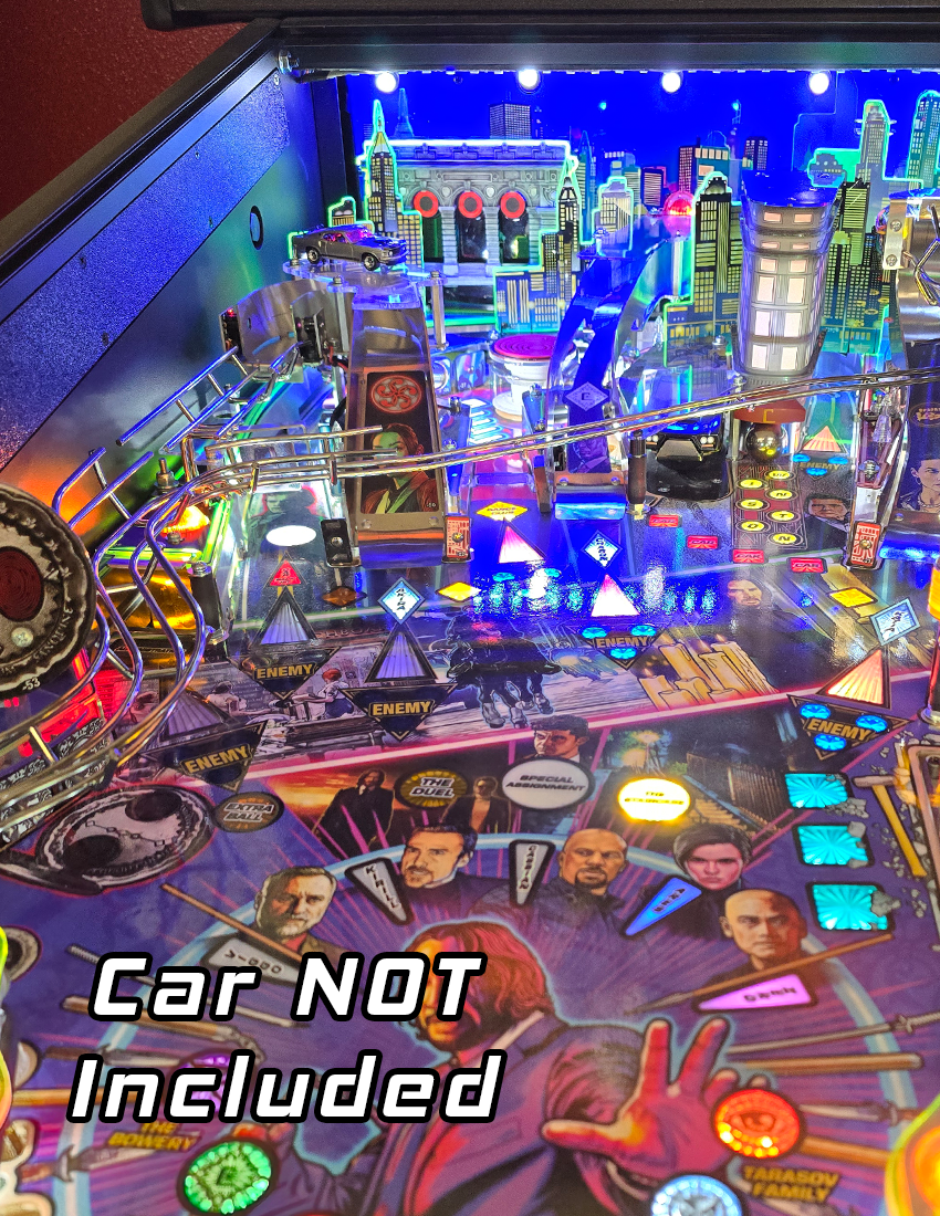 John Wick Pinball U-turn Ramp Car Mount (Provide your own car)