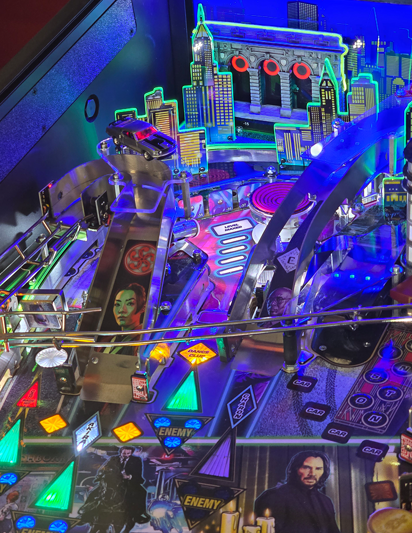 John Wick Pinball U-turn Ramp Car Mod