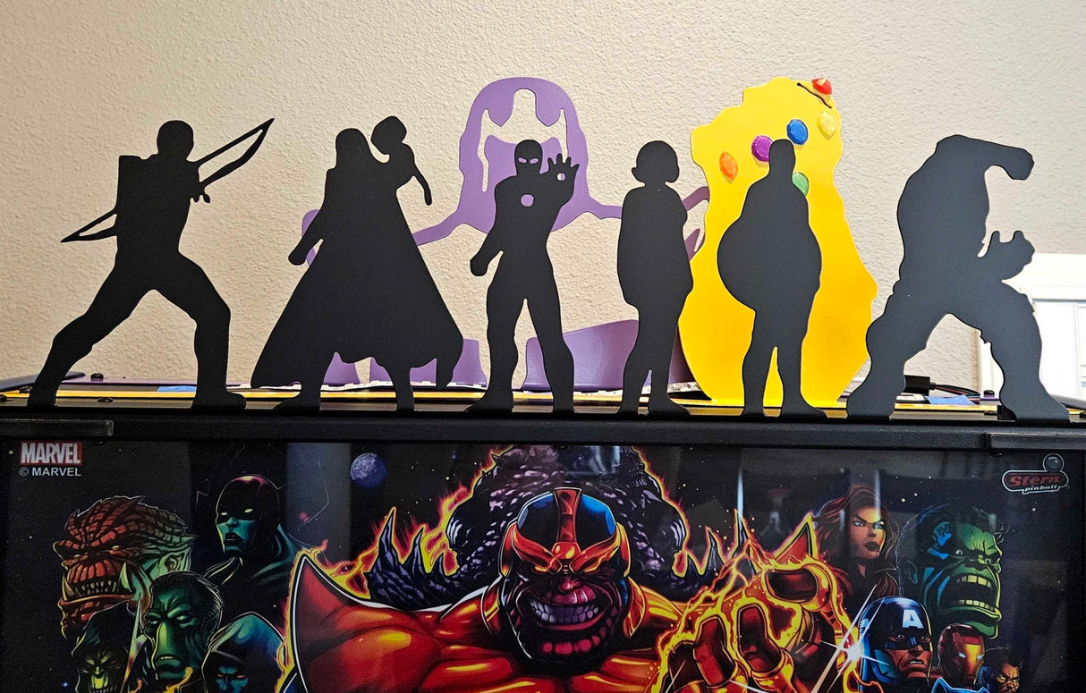 Avengers Infinity Quest Pinball Silhouette Topper