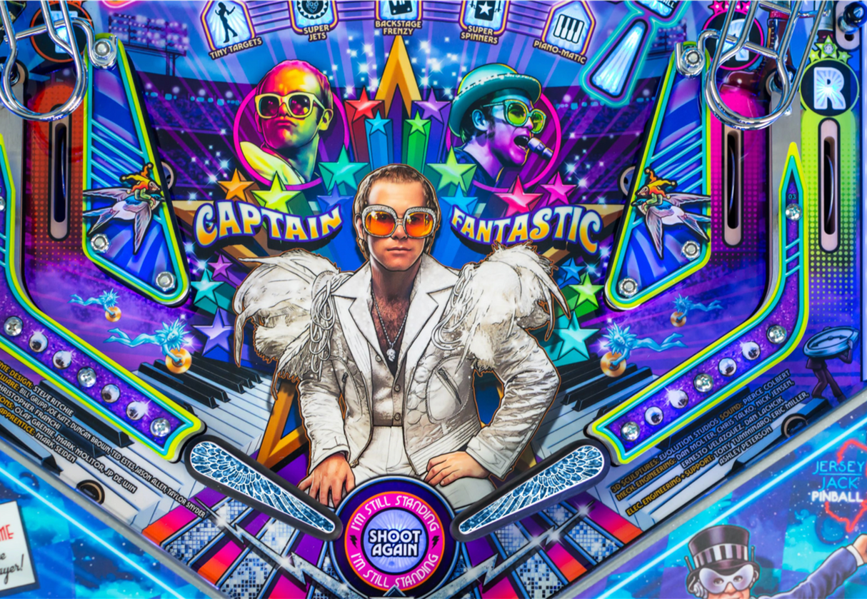 pinball machine lower playfield