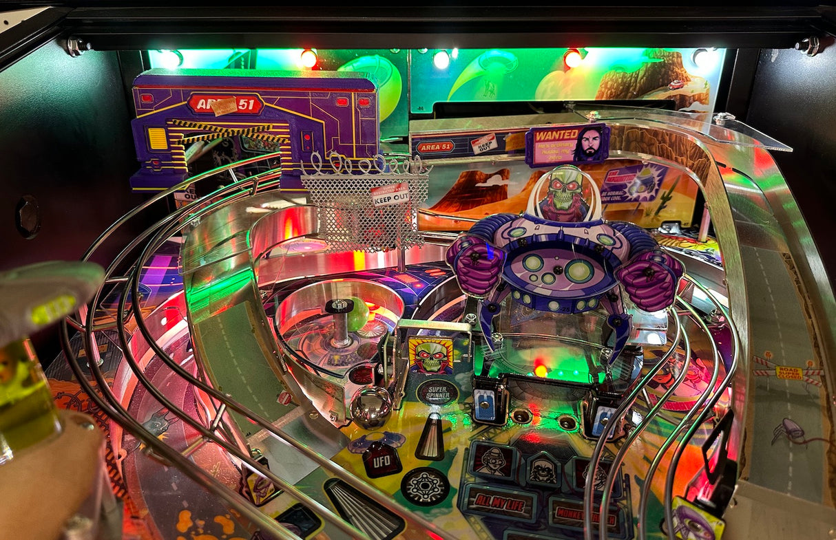 Foo Fighters Pinball Backboard Illumination