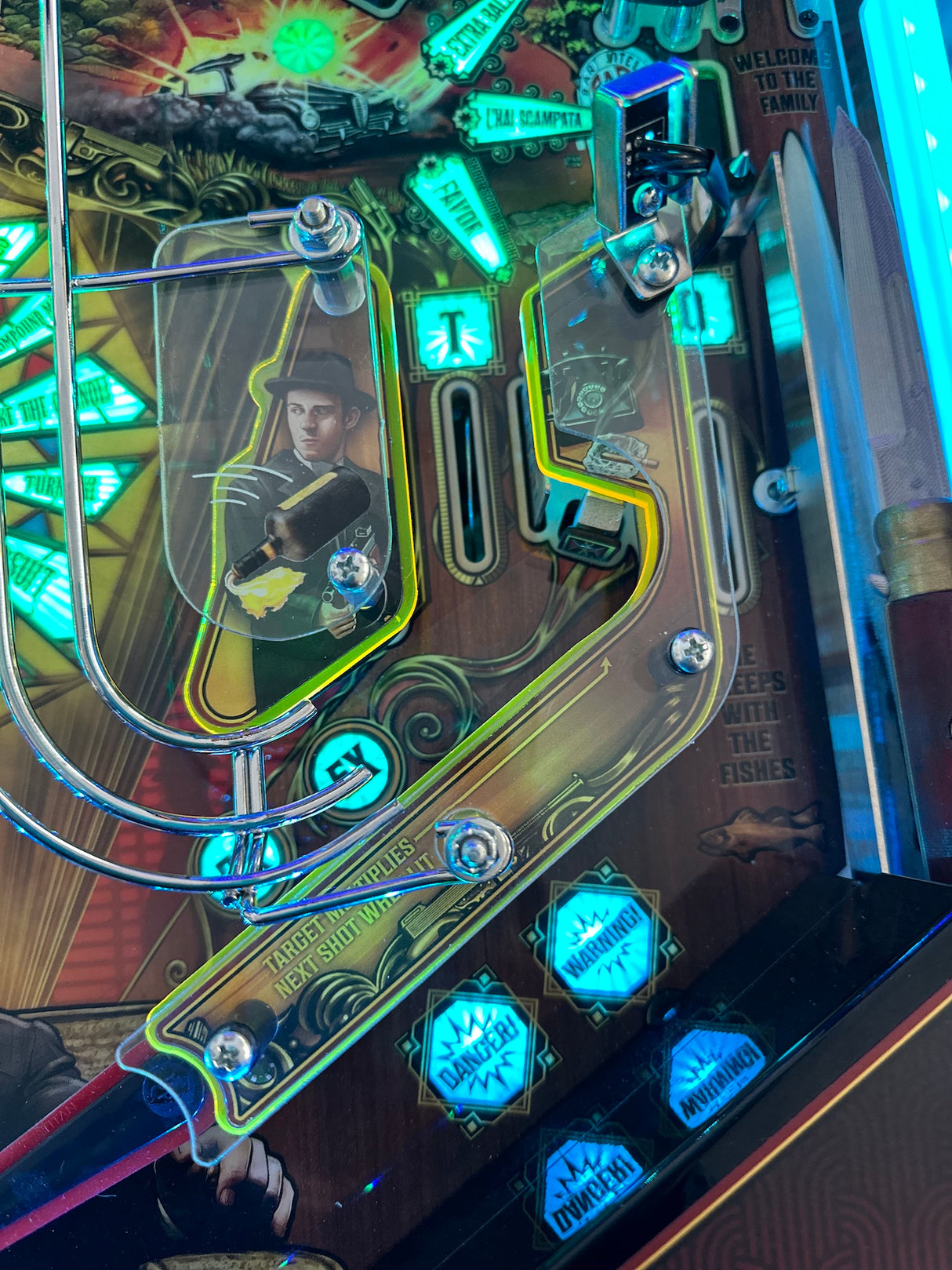 Godfather Pinball Plastic Protectors