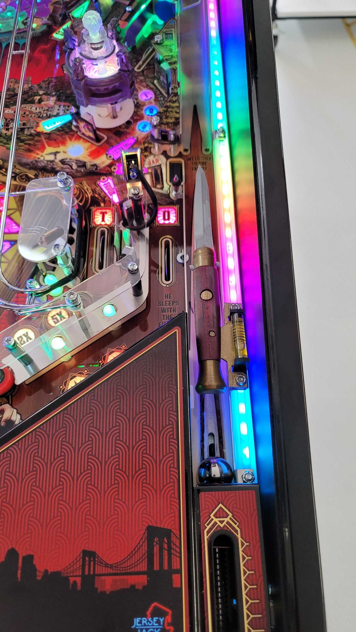 Godfather Pinball Shooter Lane Switchblade Toy