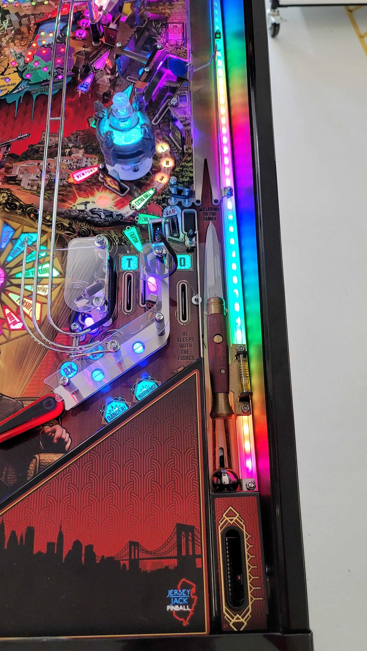 Godfather Pinball Shooter Lane Switchblade Toy