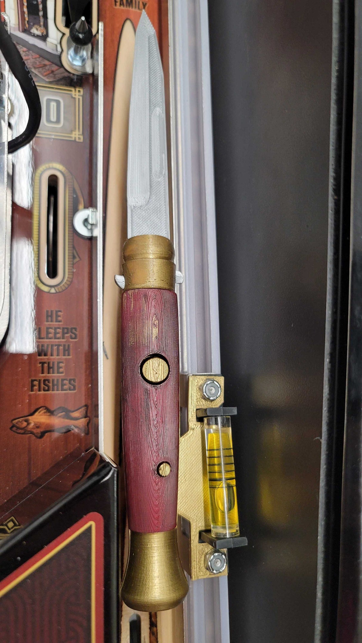 Godfather Pinball Shooter Lane Switchblade Toy