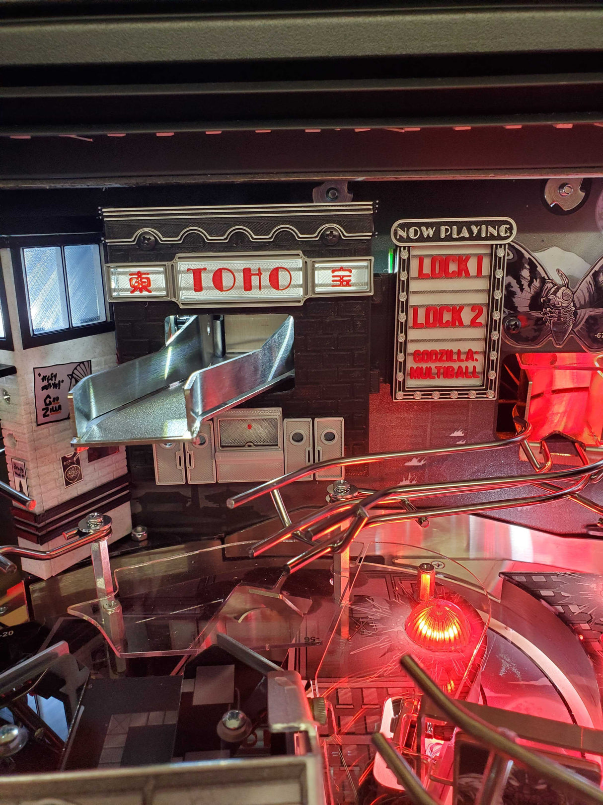 Godzilla 70th Anniversary Pinball Theatre Building