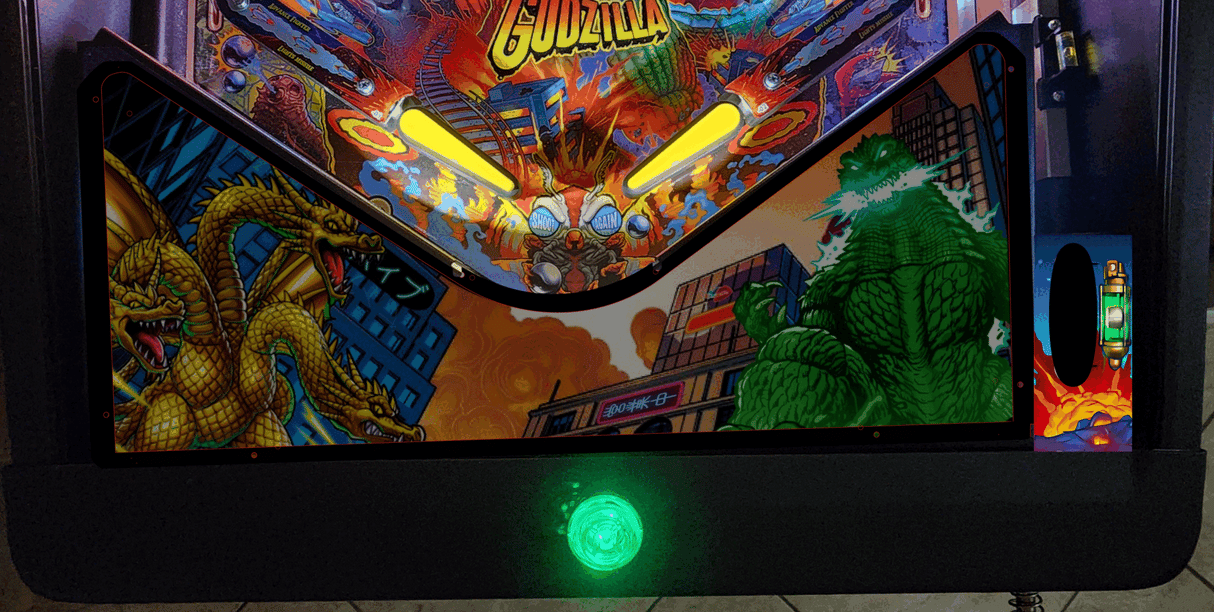 Godzilla Pinball Ghidorah Lighted Apron