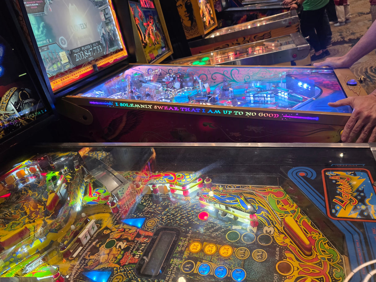 Elton John PInball Lighted Rails- Collectors Edition