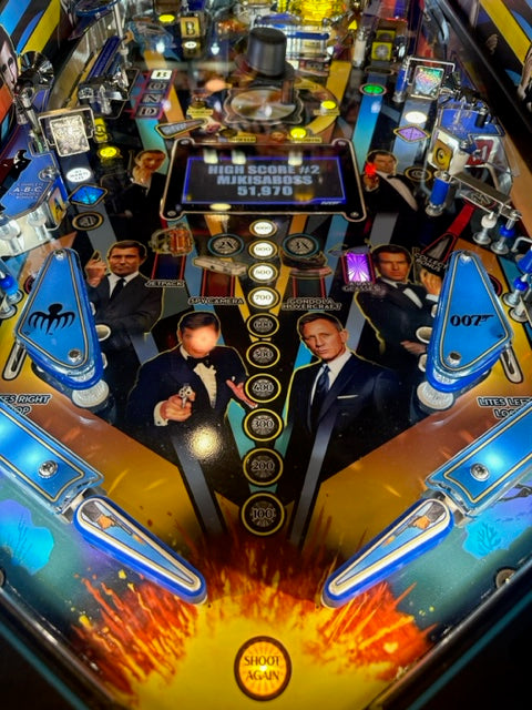 James Bond Pinball 60th Anniversary Plastic Protectors